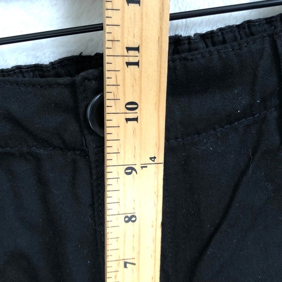 DISCLOSURE Wide Leg Cargo Pants Sz 29 9 Black Relaxed Utility Pockets Hip Hop - Picture 9 of 12